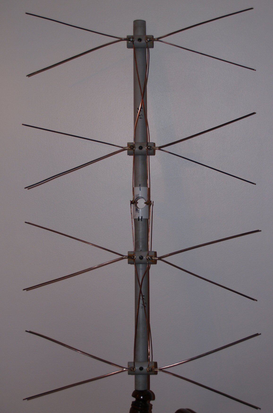 Assembled 4 bay on PVC pipe