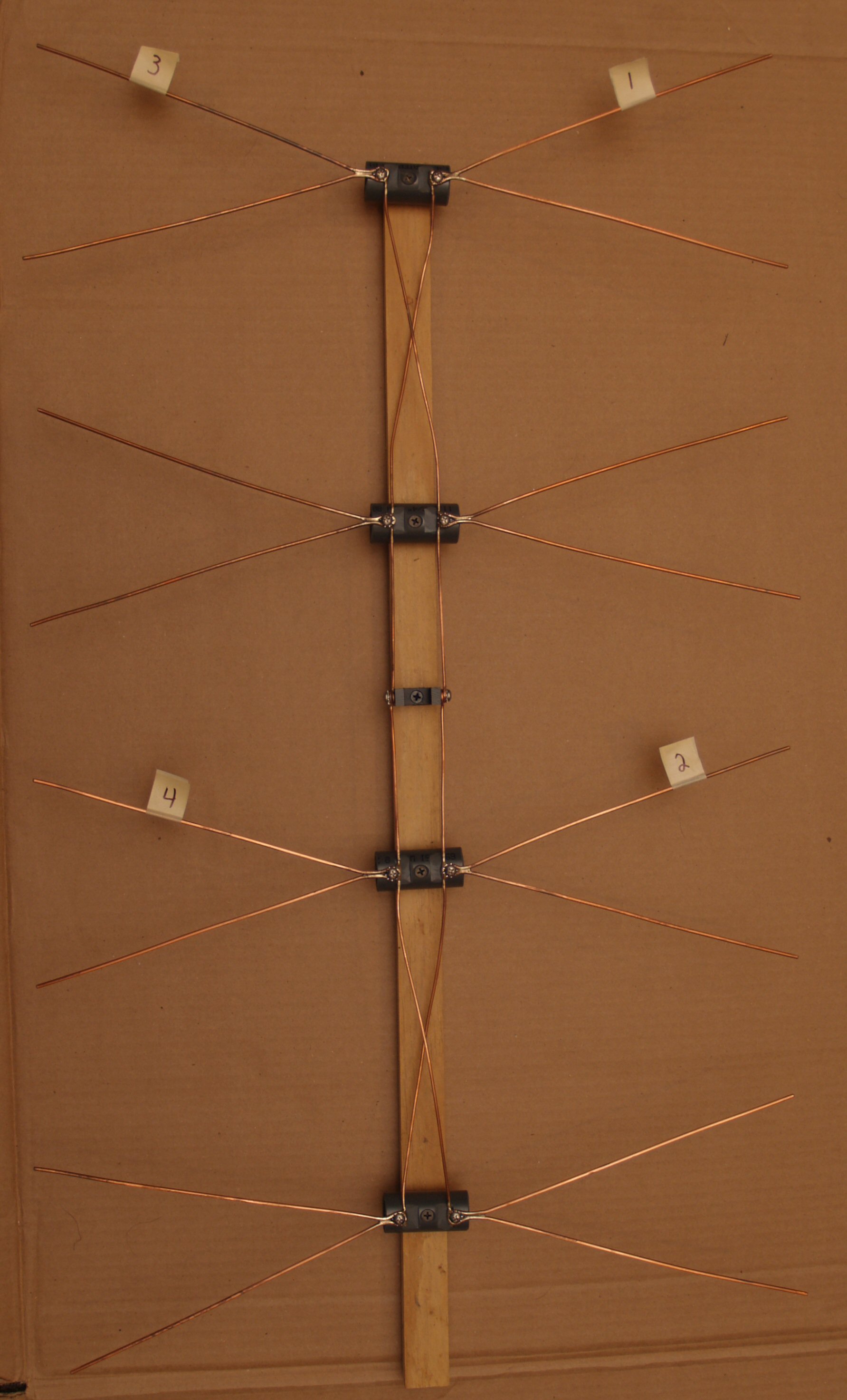 Assebly mounted on wood